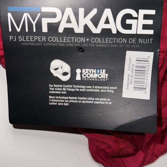 MYPAKAGE PJ RED - Insanely Soft & Comfortable Sleepwear Pajamas Size Medium NWT - Picture 8 of 8